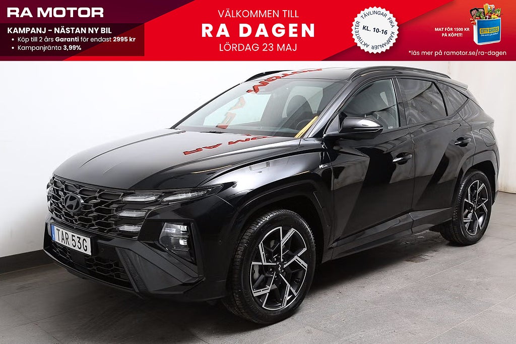 Hyundai Tucson N-Line Plug-in hybrid 4WD Tech-paket Dragkrok 360kamera