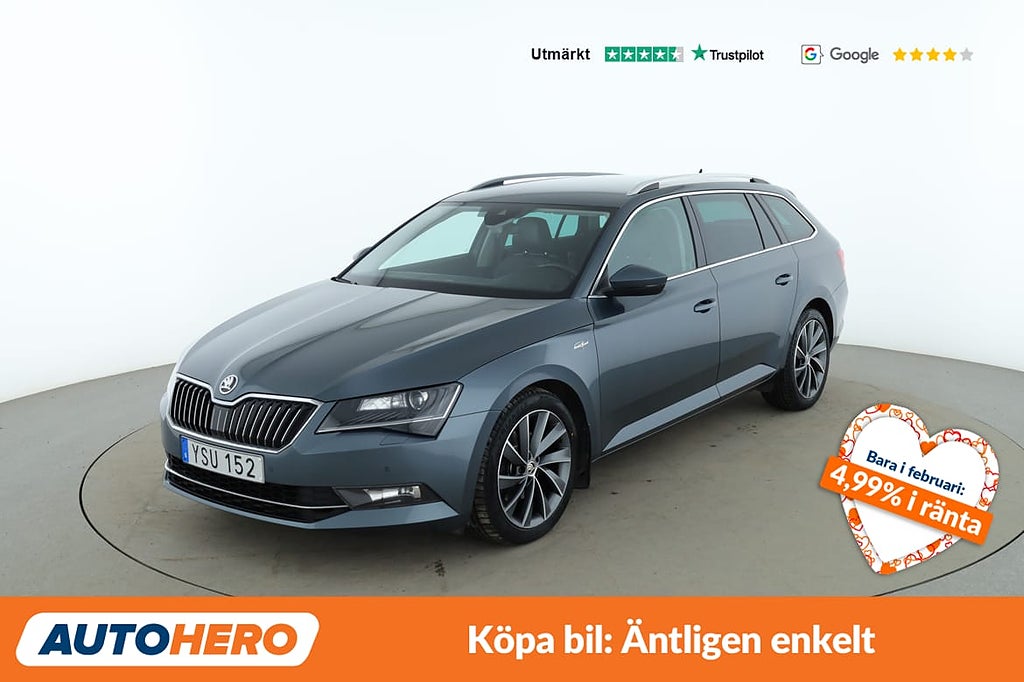 Skoda Superb Kombi L&K 4x4 / Värmare, CarPlay, Canton