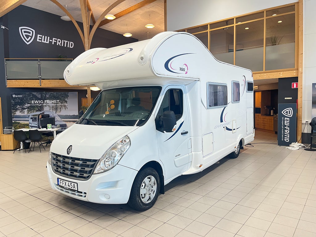 RIMOR Dynamic 27 (Alkov+Kedja+AC+Solcell+Inverter+B-körkort)