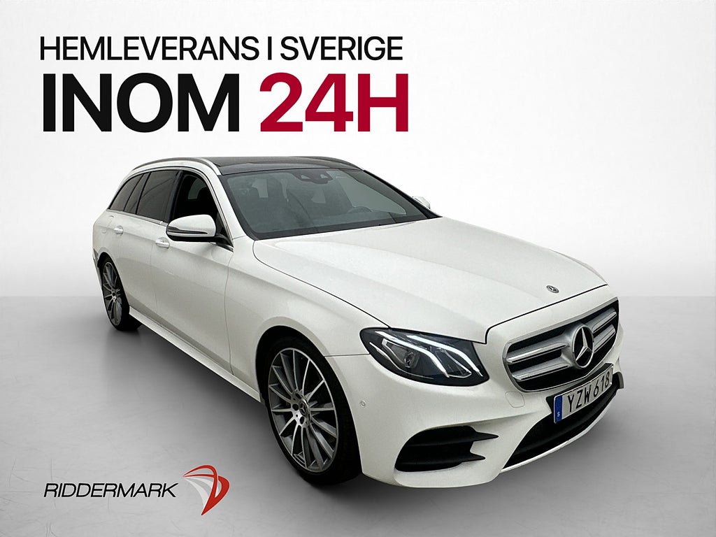 Mercedes-Benz E 400 T 4M AMG Pano Burmester HUD Dragkrok