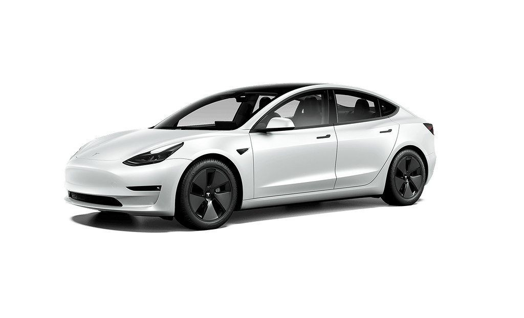 Tesla Model 3 Long Range AWD drag, moms v-hjul garanti 5,74%