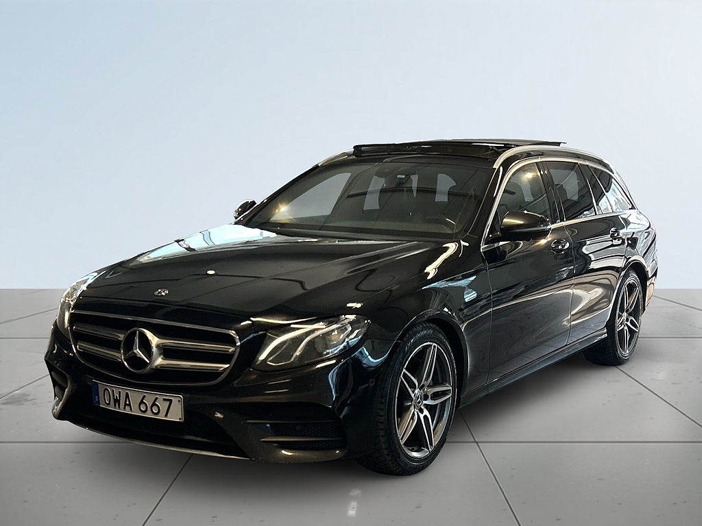 Mercedes-Benz E 220 T d 4MATIC 9G AMG Line Pano/360/Värmare/Drag/Navi