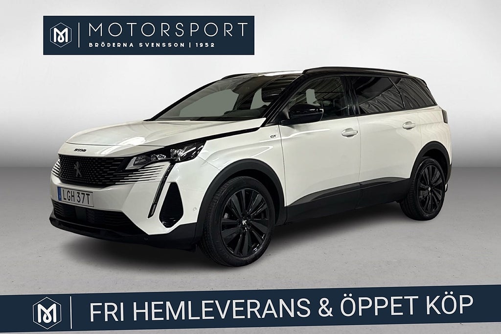 Peugeot 5008 1.2 PT 130hk Aut GT Black Pack 7-Sits Navi Drag