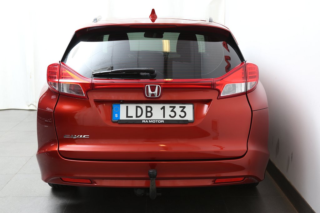 Honda Civic 1,6 i-DTEC Elegance Tourer Motorv Drag Extraljus 2015