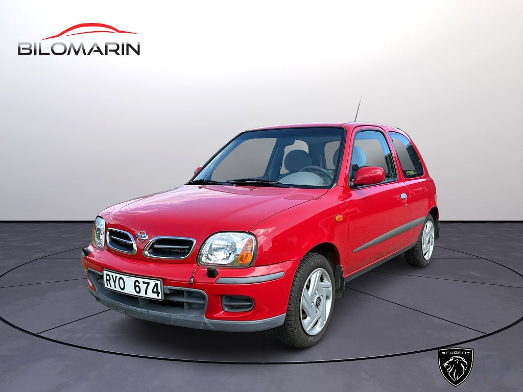 Nissan Micra 3D 1,4 manuell 82hk/S+VHJUL