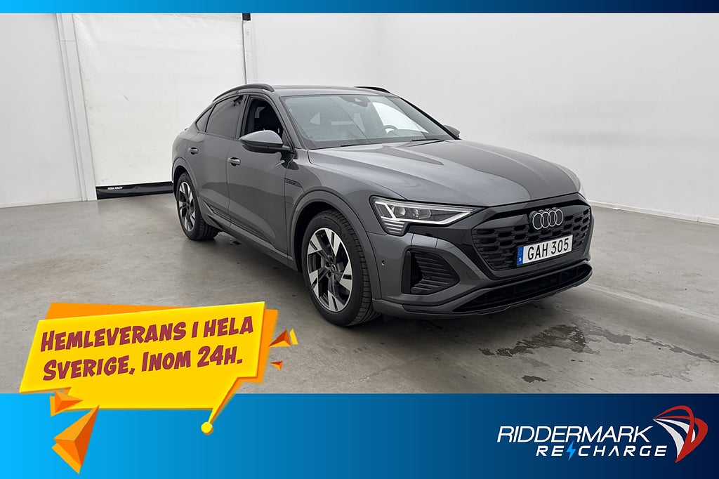 Audi Q8 Sportback 55 Q E-tron S-Line Pano Luftfjädr HUD Drag