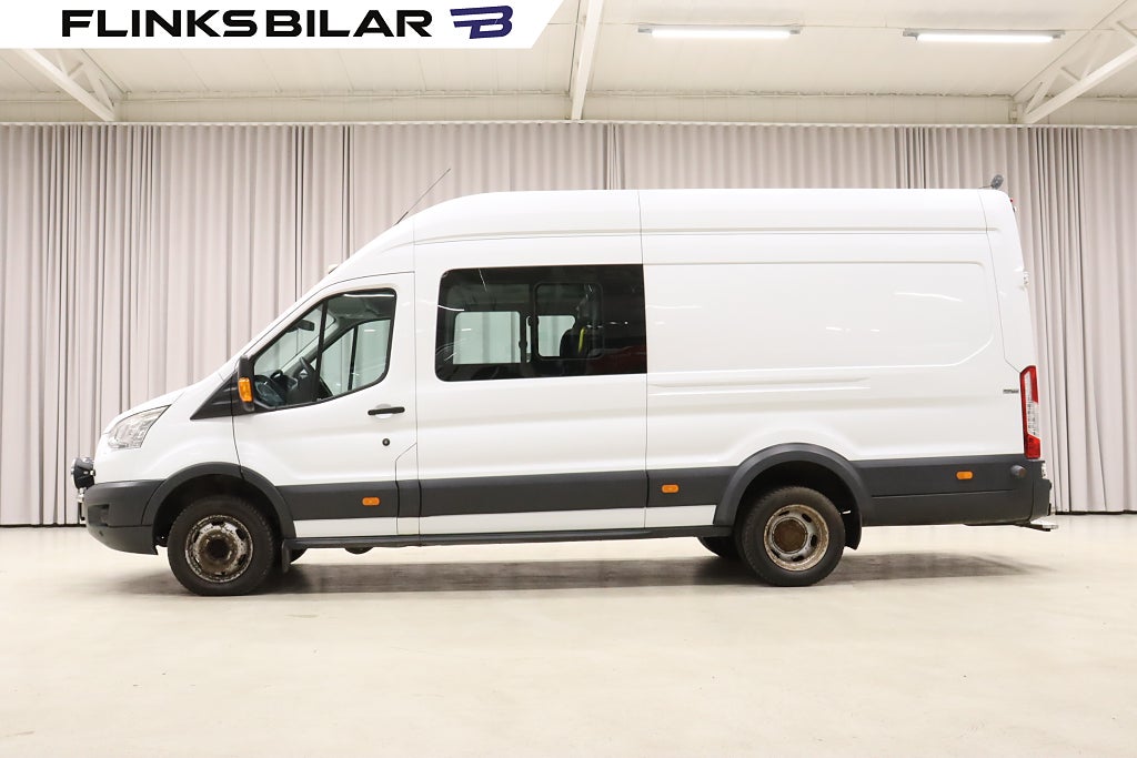 Ford transit 350 170HK L4 Lång Dubbelhytt EnÄgare Momsbil