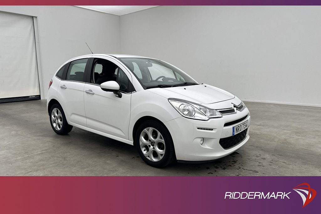 Citroën C3 1.2 VTi 82hk Sensorer 2-Brukare 0,46l/Mil