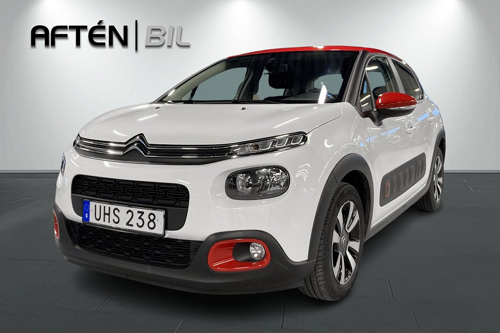 Citroën C3 1.2 PureTech 110hk-Sensorer,Bluetooth,Farthållare