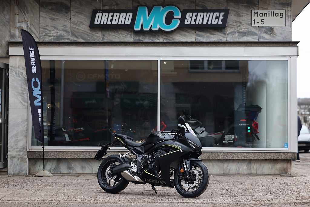 Honda CBR650R E-Clutch Mattsvart | RÄNTEFRITT 