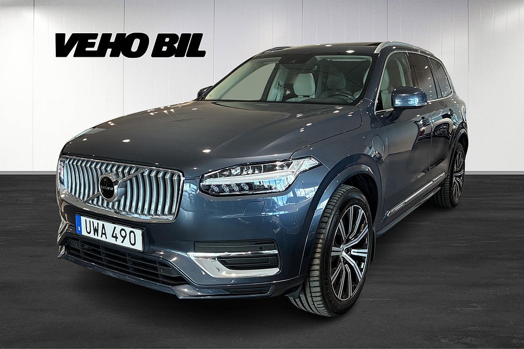 Volvo XC90 7-sits Recharge T8 AWD Inscription Dragkrok Euro 6