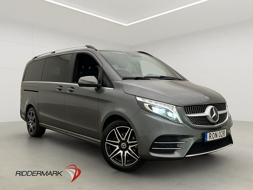 Mercedes-Benz V 300d 4MATIC AMG Värm Burm 360° El-Dörr Moms