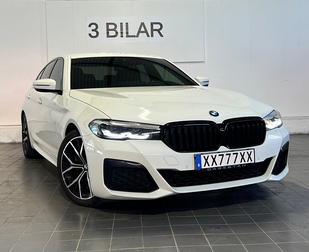 BMW 520d xDrive M-Sport Shadow Läder Drag Värmare HUD Se Utr 