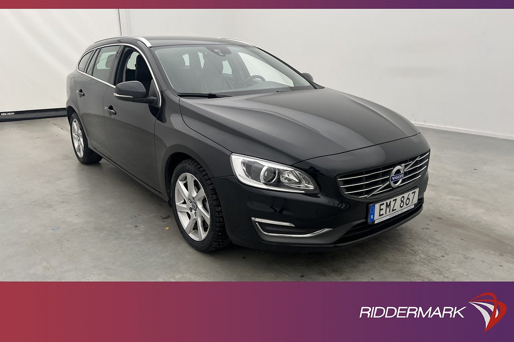 Volvo V60 D4 AWD 181hk Summum VOC D-Värmare Skinn Rattvärme