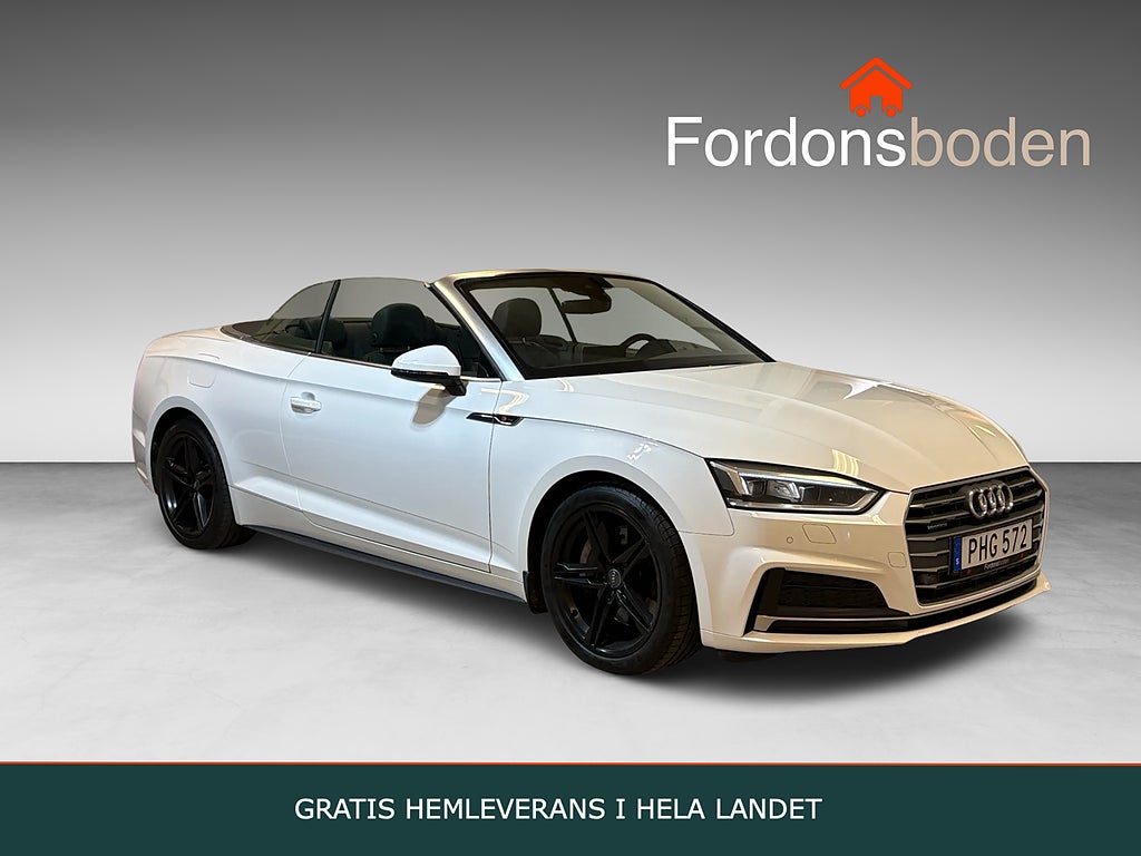 Audi A5 Cabriolet 2.0 TFSI Quattro S-Line Navi 252hk