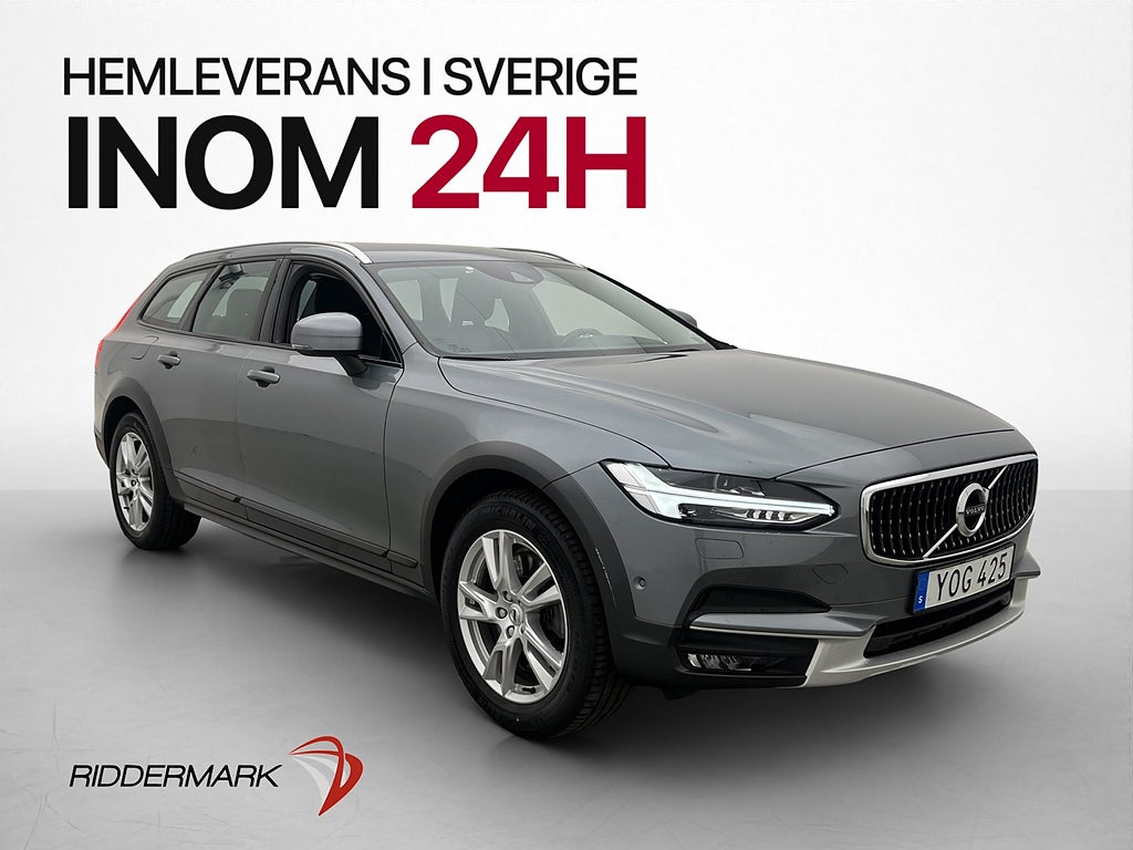 Volvo V90 Cross Country T5 254hk AWD Pro Värmare Skinn Drag