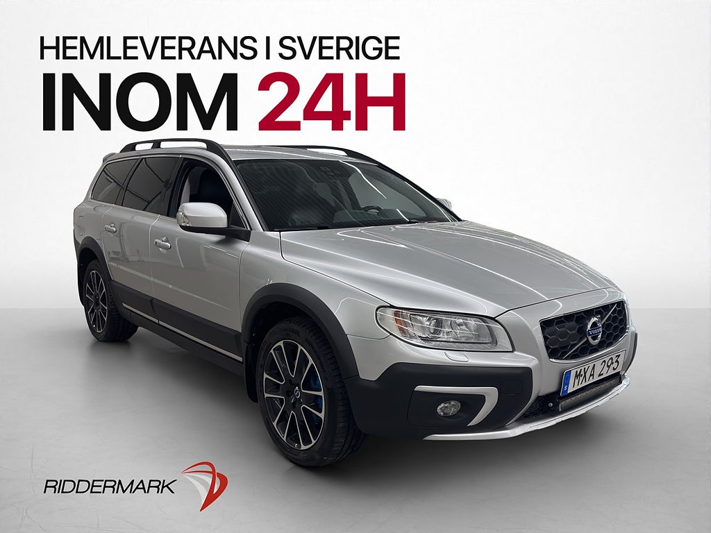 Volvo XC70 D4 AWD Summum Värmare Dragkrok Skinn Sensorer