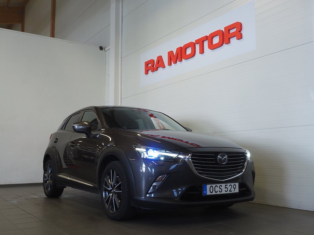 Mazda CX-3 1.5 AWD Optimum 105hk | BOSE| D-Värmare| B-Kamera| HUD| 2016