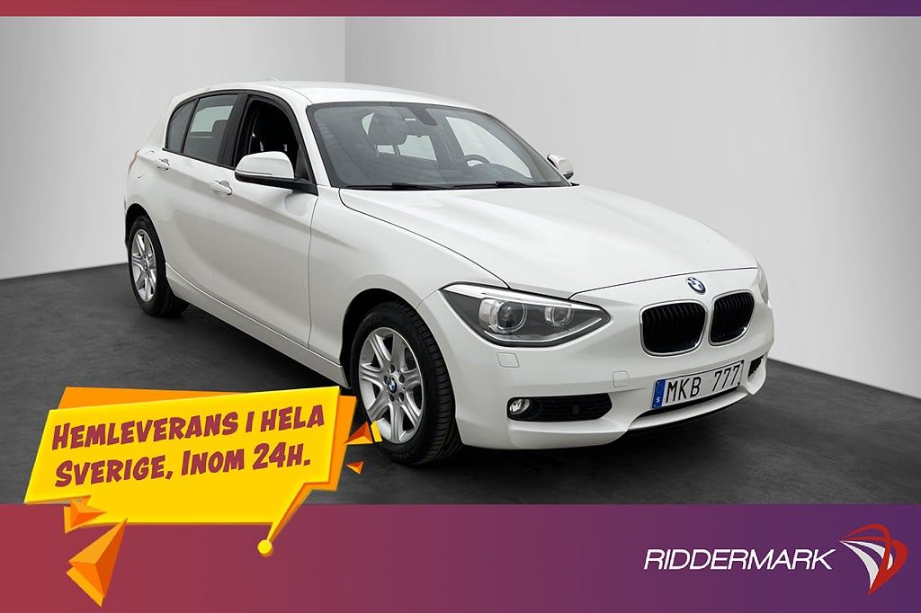 BMW 118 D xDrive 143hk P-Sensorer Bluetooth Farthållare