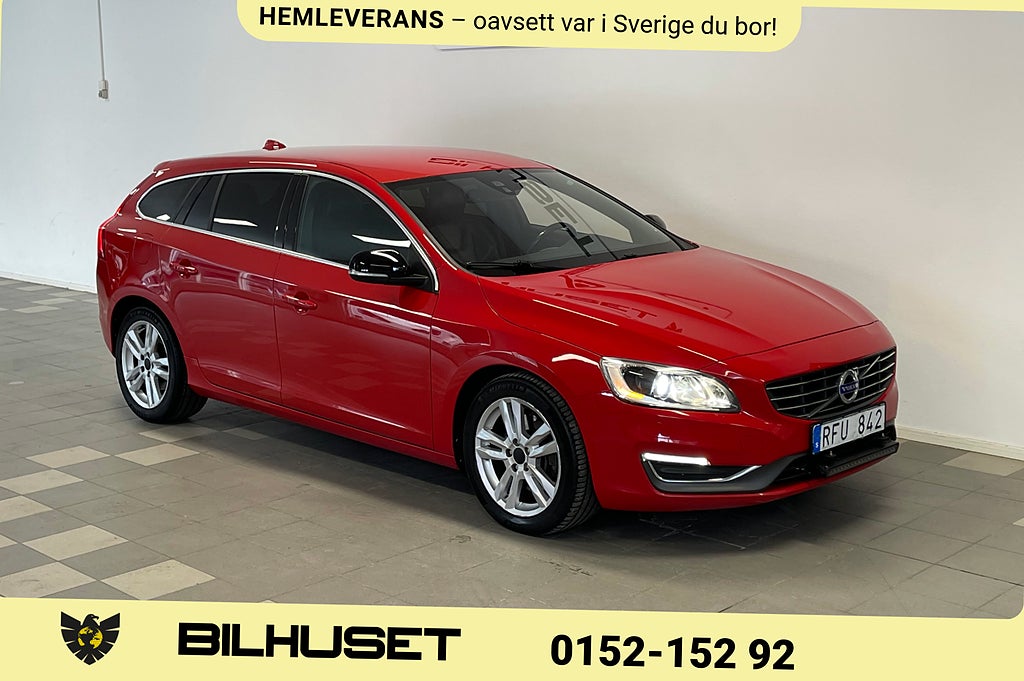 Volvo V60 D5 AUT SUMMUM VÄRMARE LÄDER KEYLESS