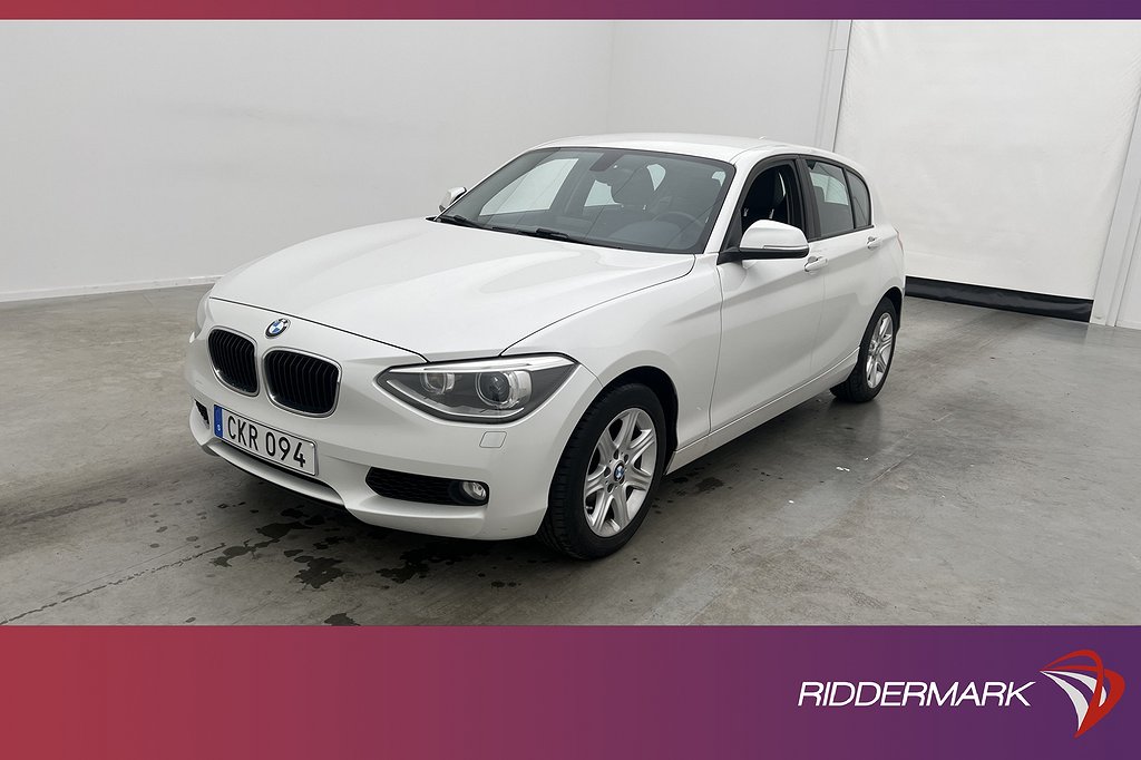 BMW 120 d xDrive 184hk HiFi Sensorer Skinn Elstolar Drag