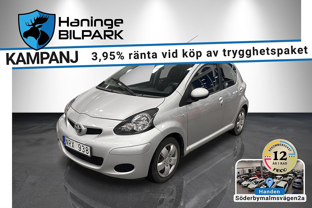 Toyota Aygo 5-dr 1.0 VVT-i  /MoK VÄRMARE /KAMKEDJA /SUPERDEAL 3,95%