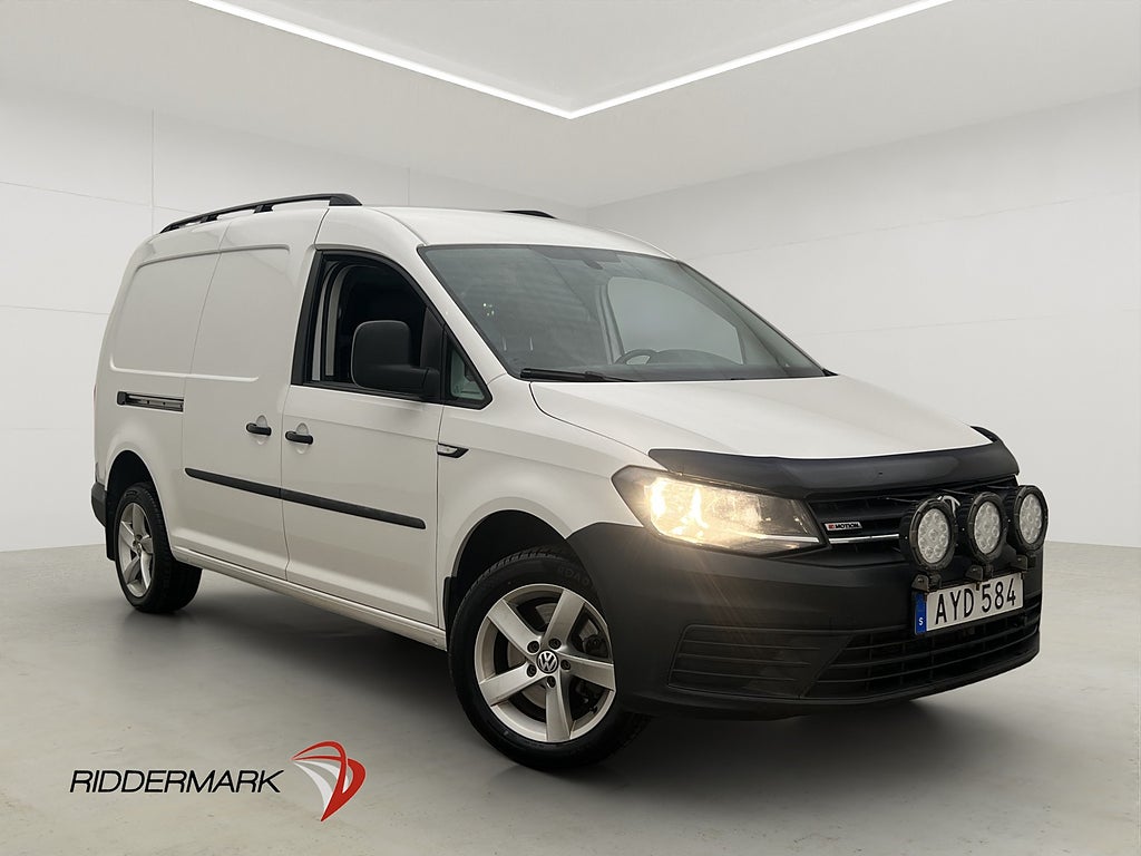 Volkswagen Caddy Maxi 4M Värmare PDC Dragkrok Farthållare