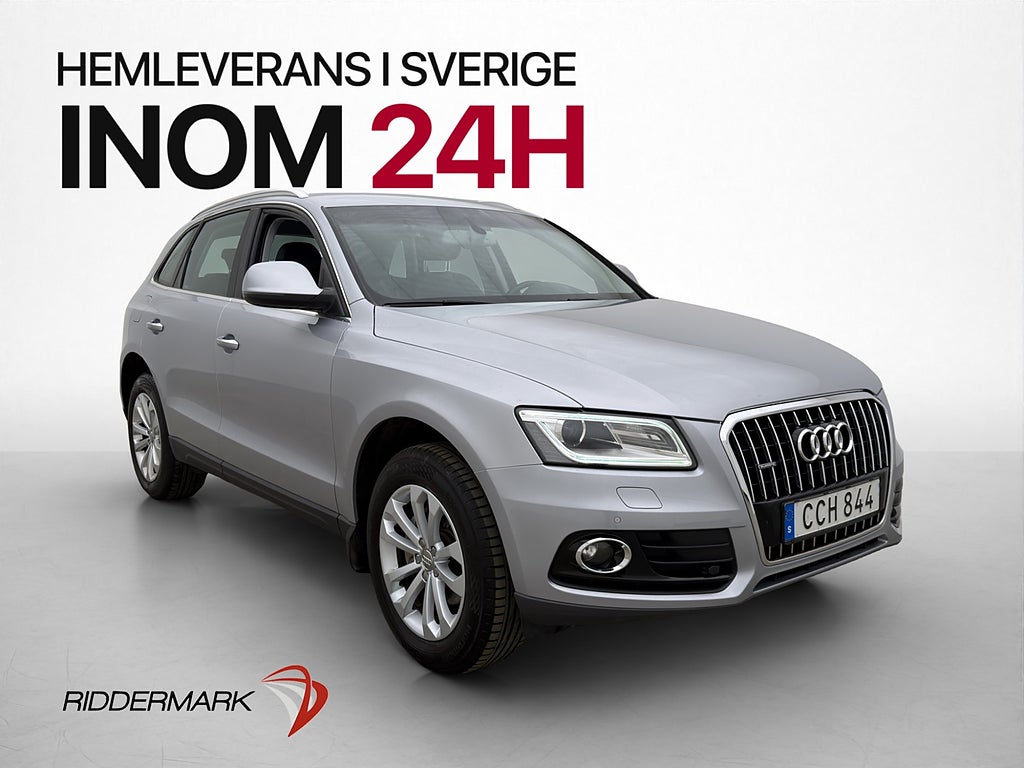 Audi Q5 2.0 TDI Quattro Värmare Dragkrok Skinn/Alcantara