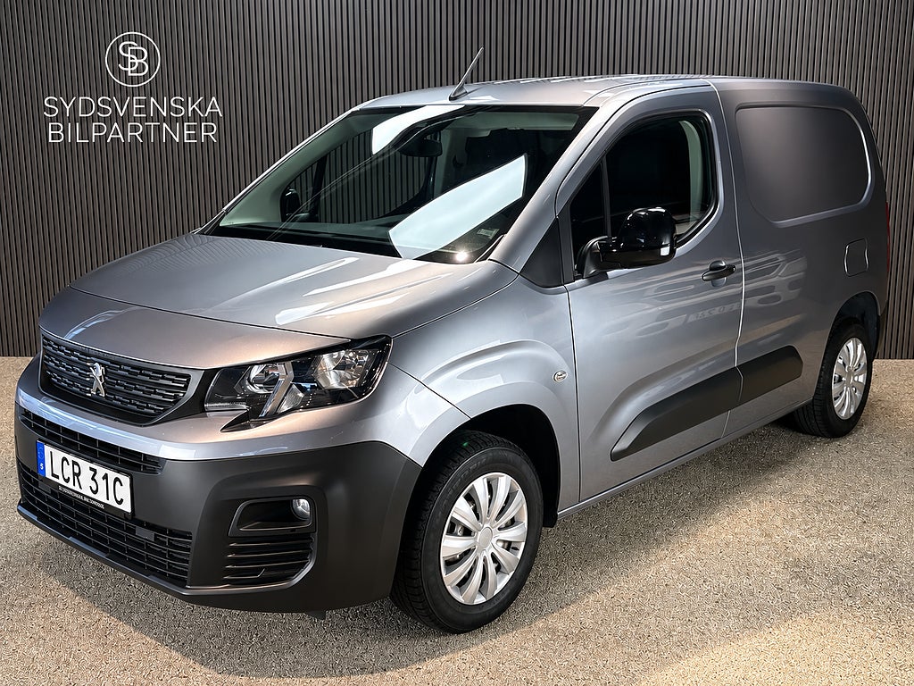 Peugeot Partner L1 1.5 BlueHDi 100HK | Blackstone | Pro |Värmare | Drag