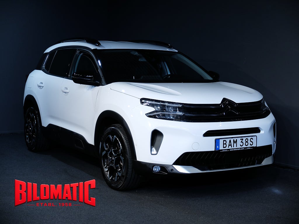 Citroën C5 Aircross PT130 AUT SHINE NAV Apple Carplay S+V-Hjul 2576mil