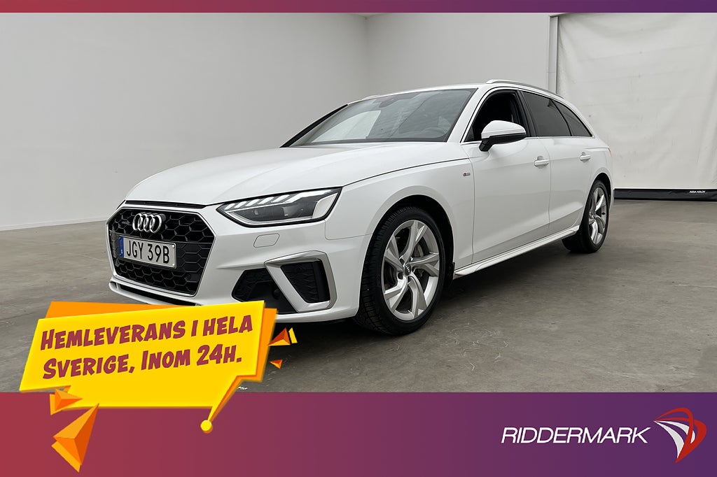 Audi A4 40 TDI Quattro S-Line Värmare Drag Navi