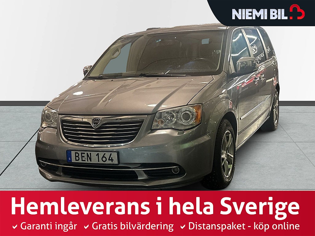 Lancia Voyager 3.6 V6 Aut LX 7-sits/Backamera/Skinn/TV/Dragkrok/BT