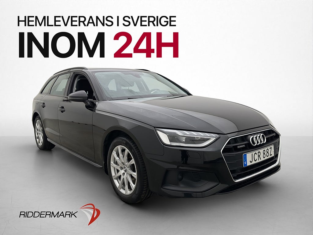 Audi A4 40 TDI Quattro 190hk B-Kamera Navi Drag Bluetooth
