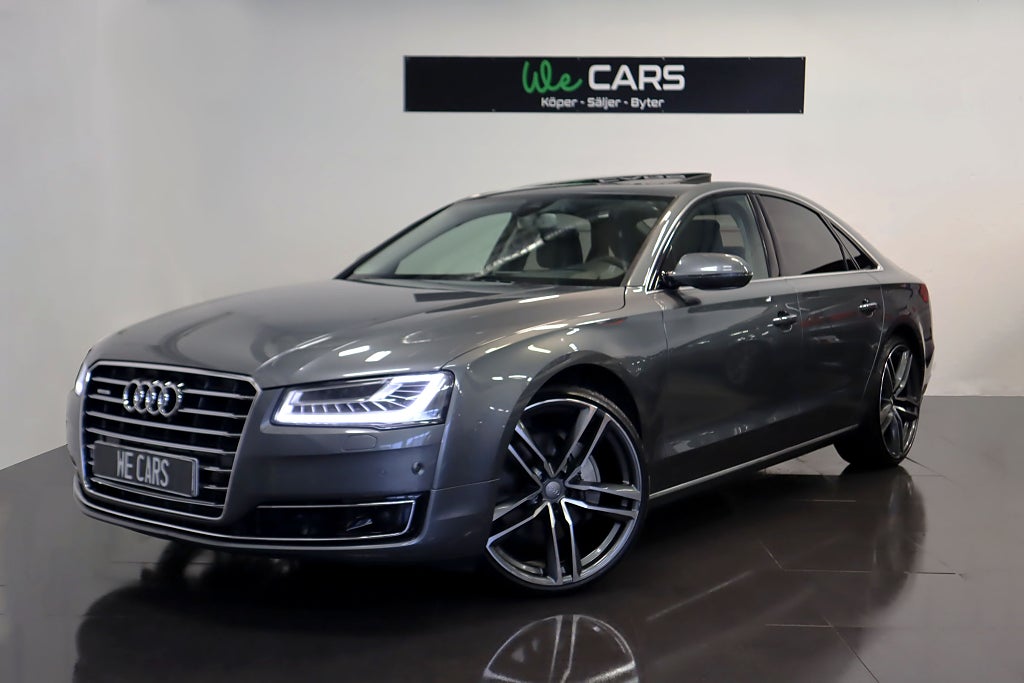 Audi A8 3.0 TDI V6 HuD Taklucka Värmare Nightvision 258hk