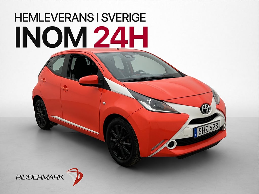 Toyota Aygo 1.0 VVT-i 69hk X-PLAY Bluetooth Farthållare