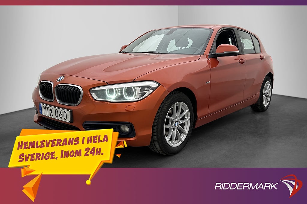 BMW 118 d Steptronic 150hk Sport line P-Sensorer Keyless