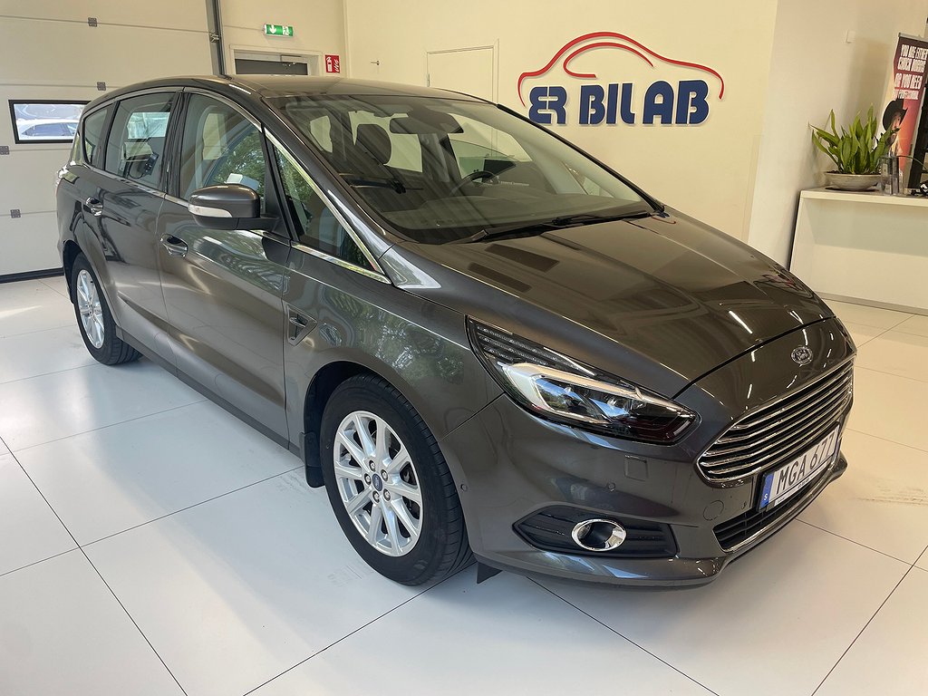 Ford S-Max 2,0 TDCI Aut 7-sits Keyless, Navi elstol 