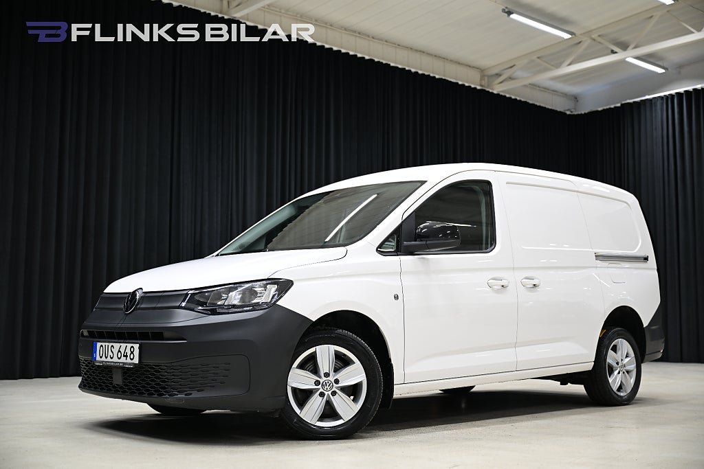 Volkswagen Caddy Maxi DSG 122HK Drag|Värmare|Dubbeldörr|Backkamera|Lågmil