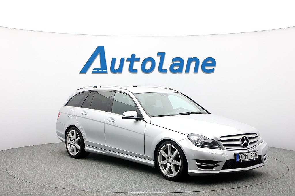 Mercedes-Benz C 180 T 7G-Tronic, AMG-Line, Dragkrok, Navigation 156hk