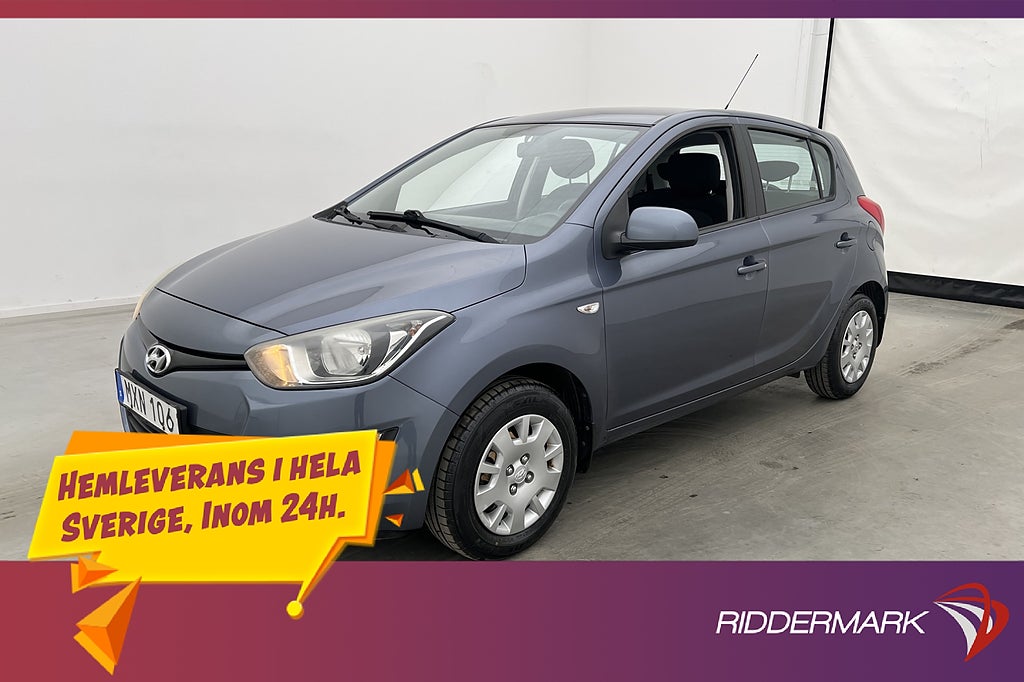 Hyundai i20 1.2 84hk Select 2-Brukare Välservad  0.49 l/mil