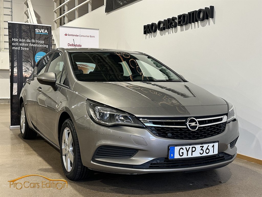 Opel Astra 1.4 EDIT Manuell, 125hk Enjoy. Carplay, PDC, Euro6