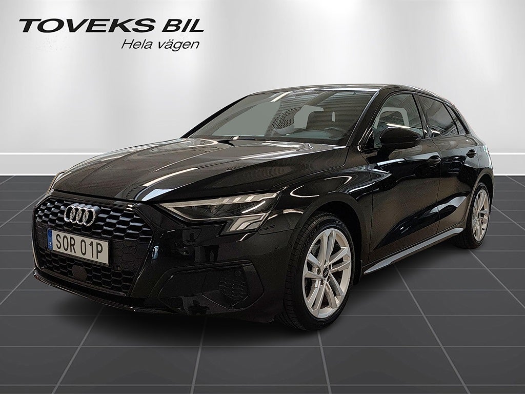 Audi A3 Sportback TFSI 150 hk LED-strål | Svart optikpkt
