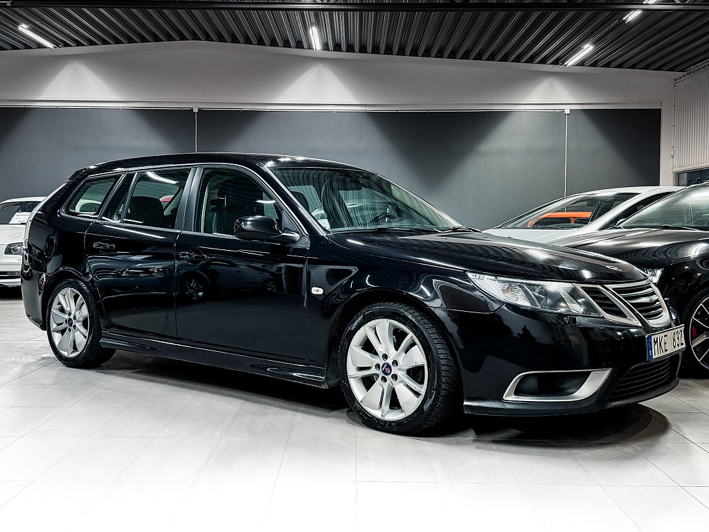 Saab 9-3 SportCombi 1.9 TTiD Aero Kamrem Bytt Nyservad Drag BOSE