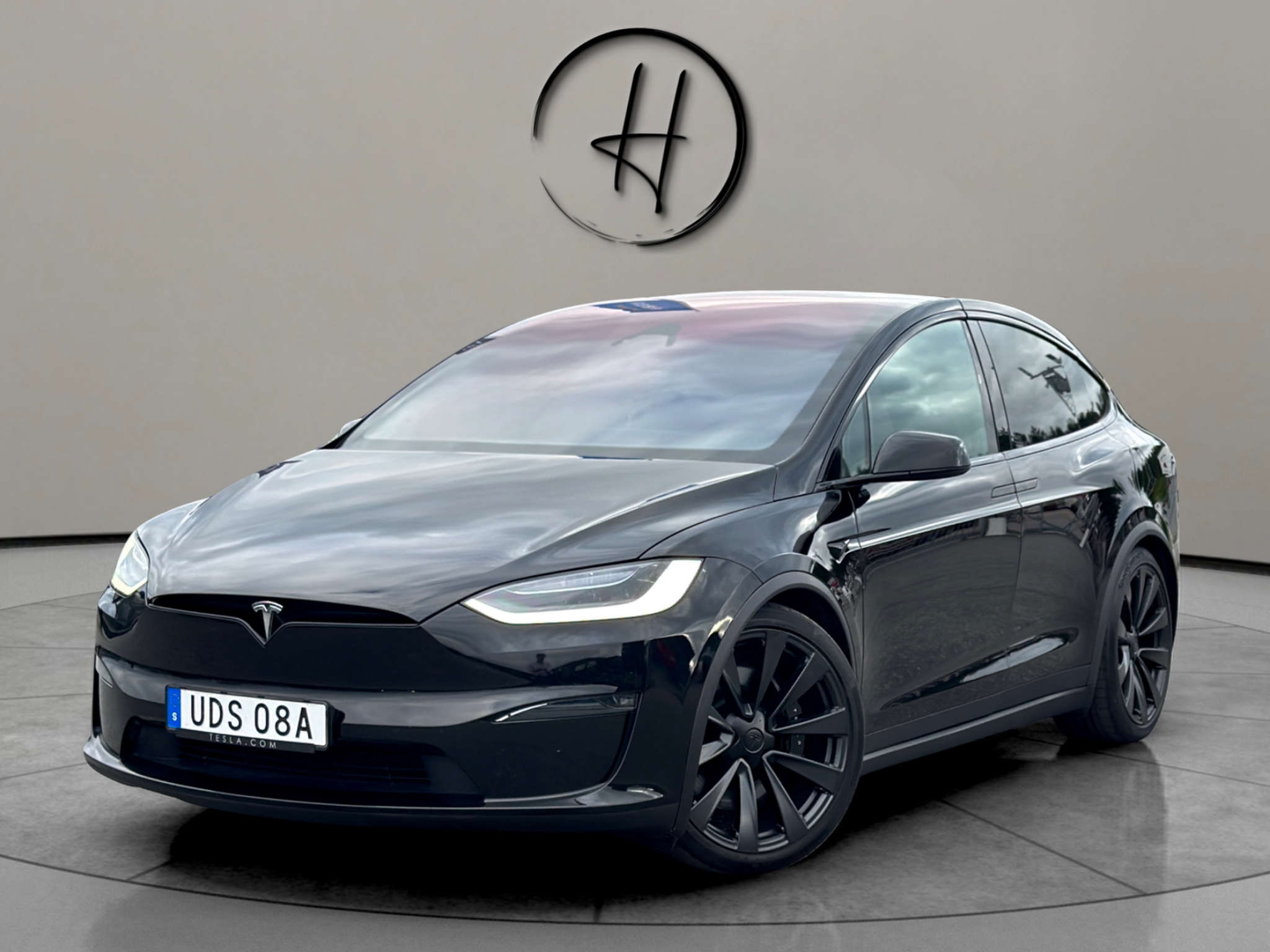 Tesla Model X 670hk HW4 Skinn 2023, bild 2/10