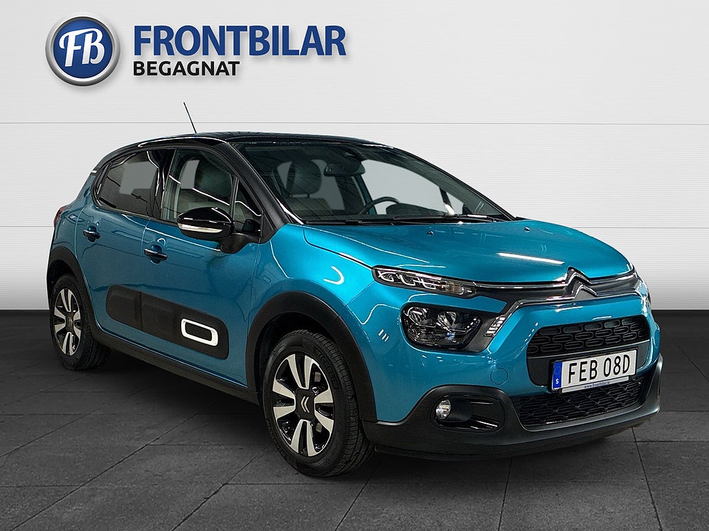 Citroen C3 1.2 PureTech/Carplay/Farthållare/P-Sensor Bak/En ägare