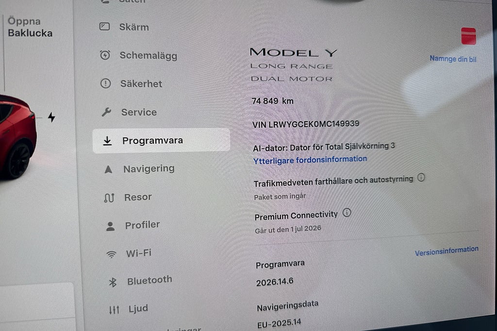 Tesla Model Y 2021 - miniatyr 16