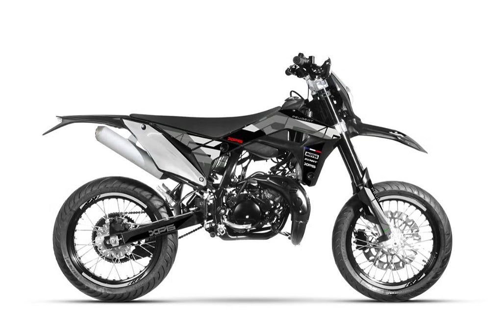 Peugeot XP6 | Svart | Crossmoped | 45km/h