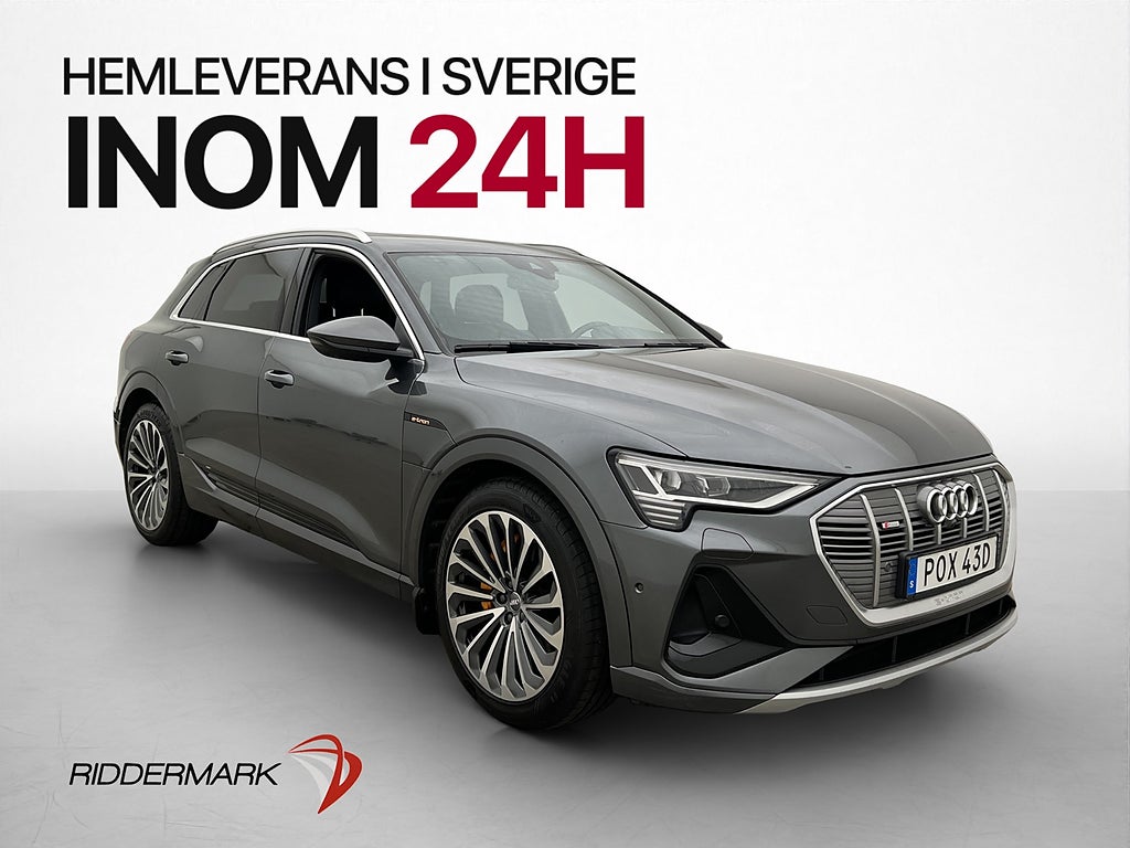Audi E-Tron 55 Quattro S-Line Pano B&O 360° Luftfjä Dragkrok