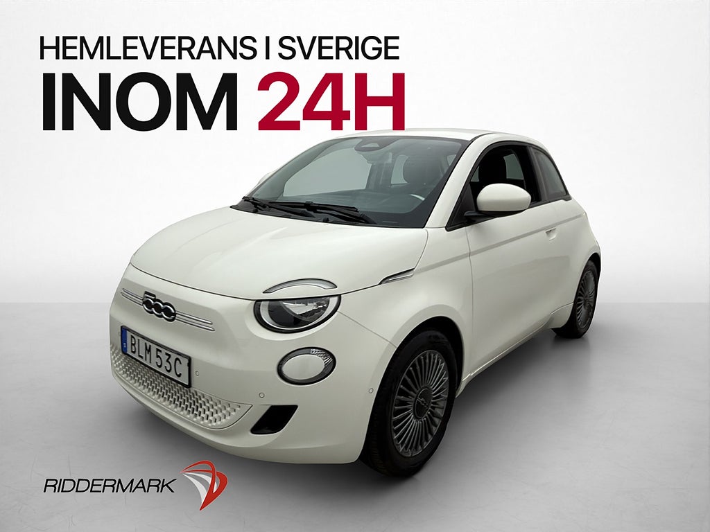 Fiat 500 e 42 kWh 118hk Kamera Navigation CarPlay