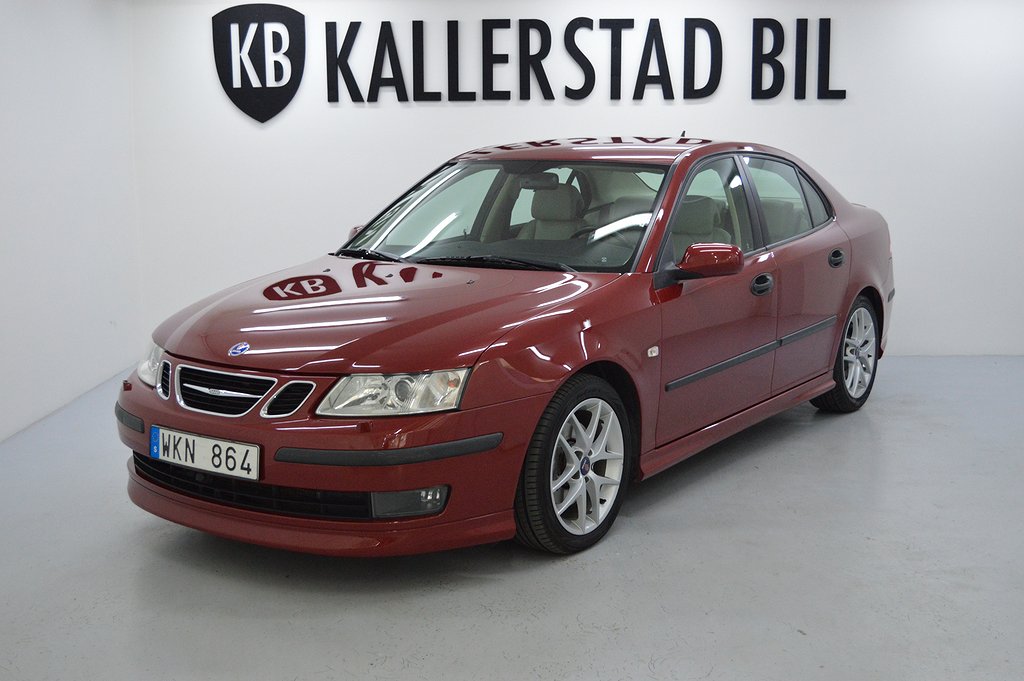 Saab 9-3 3,95% RÄNTA 2.0T 210hk Aero 1 Brukare 4800 mil GPS Motorvärmare